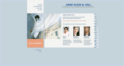 Desktop Screenshot of anne-klein-kanzlei.de